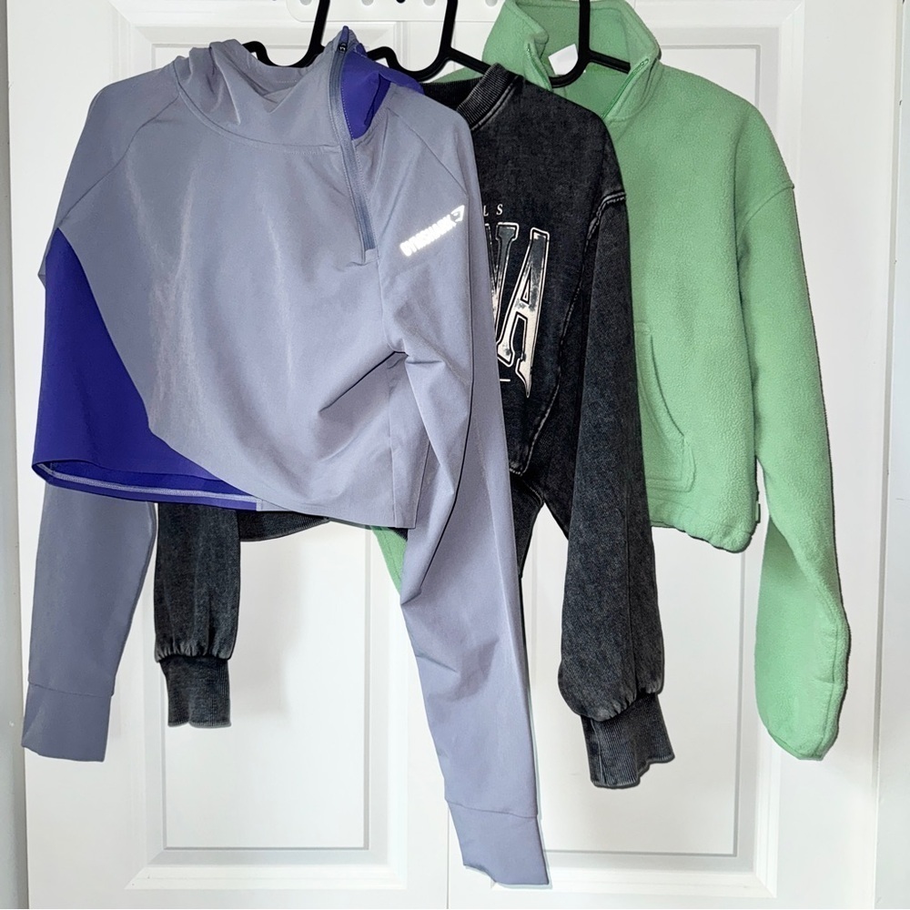 3 Piece sweatshirt hoodie Bundle - Garage, TNA, Gymshark